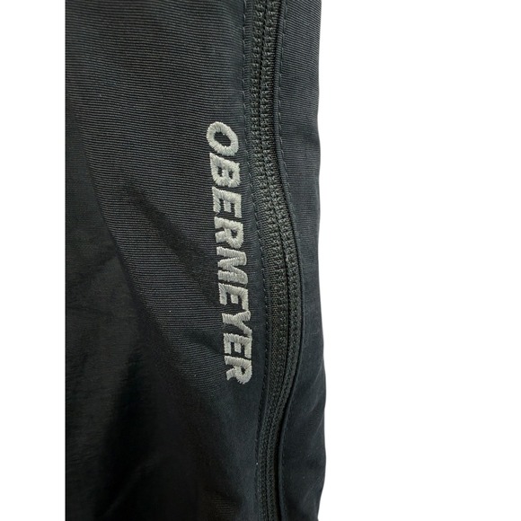 Obermeyer Black Ski Snowboard Pants Women Sz6  28x30 black adj Waist Insulated - Picture 3 of 5